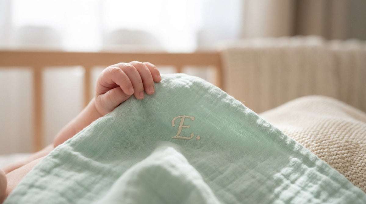 Le doudou lange personnalisé : douceur et légèreté pour bébé Image