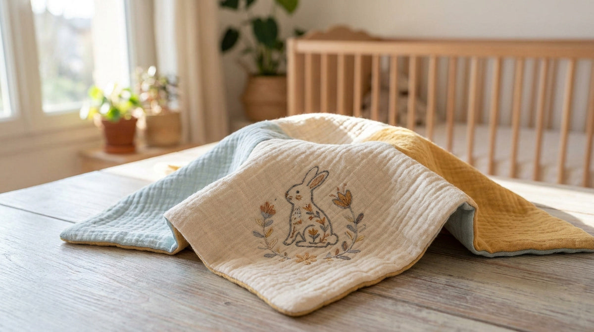Doudou brodé main : la qualité artisanale pour votre enfant Image
