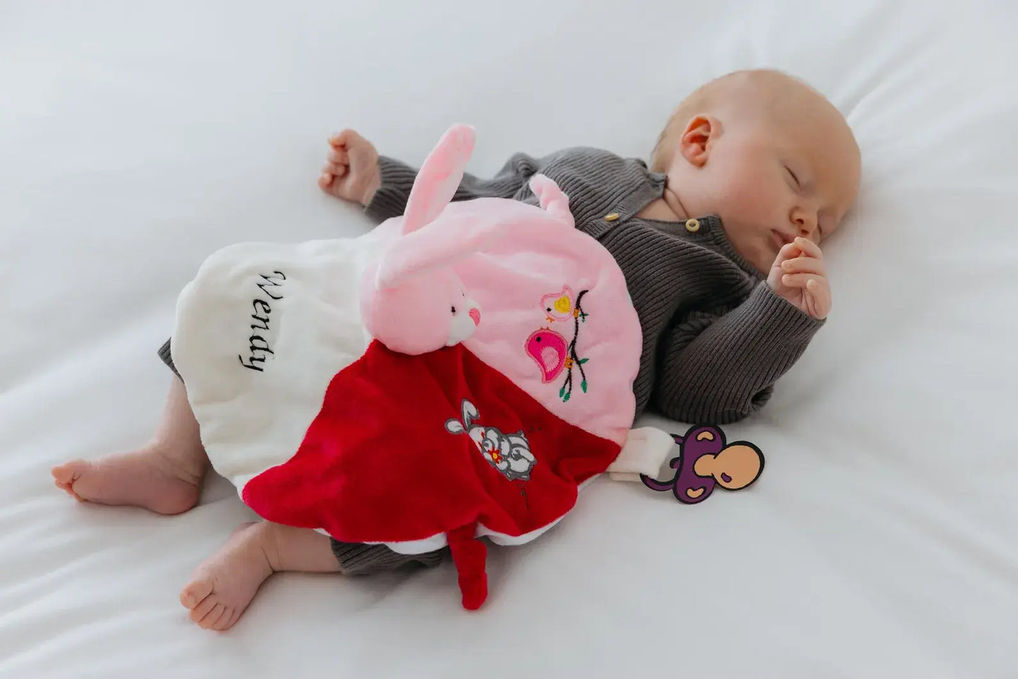 Doudou Lapin Rose