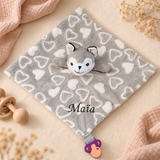 Doudou Husky brodé à son prénom